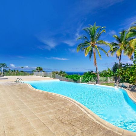 Cuty - Bel Et Spacieux Apt Avec Magnifique Vue Mer Et Piscine Saint Gilles Les Bains Exterior foto